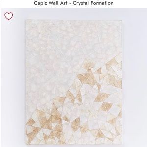 West Elm Caliz Wall Art - Crystal Formation